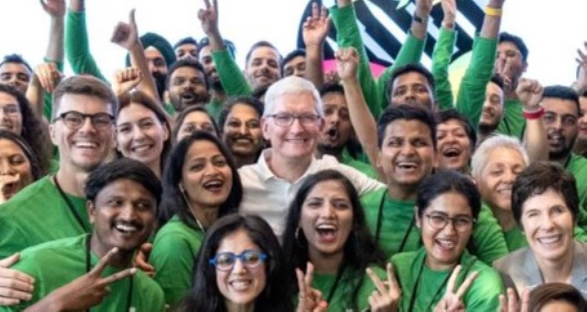Tim Cook Visits India To Unveil Apple’s First Store in Mumbai BKC