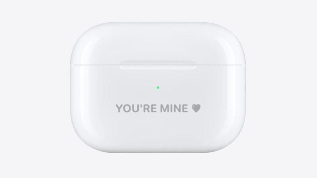 You are mine engraving