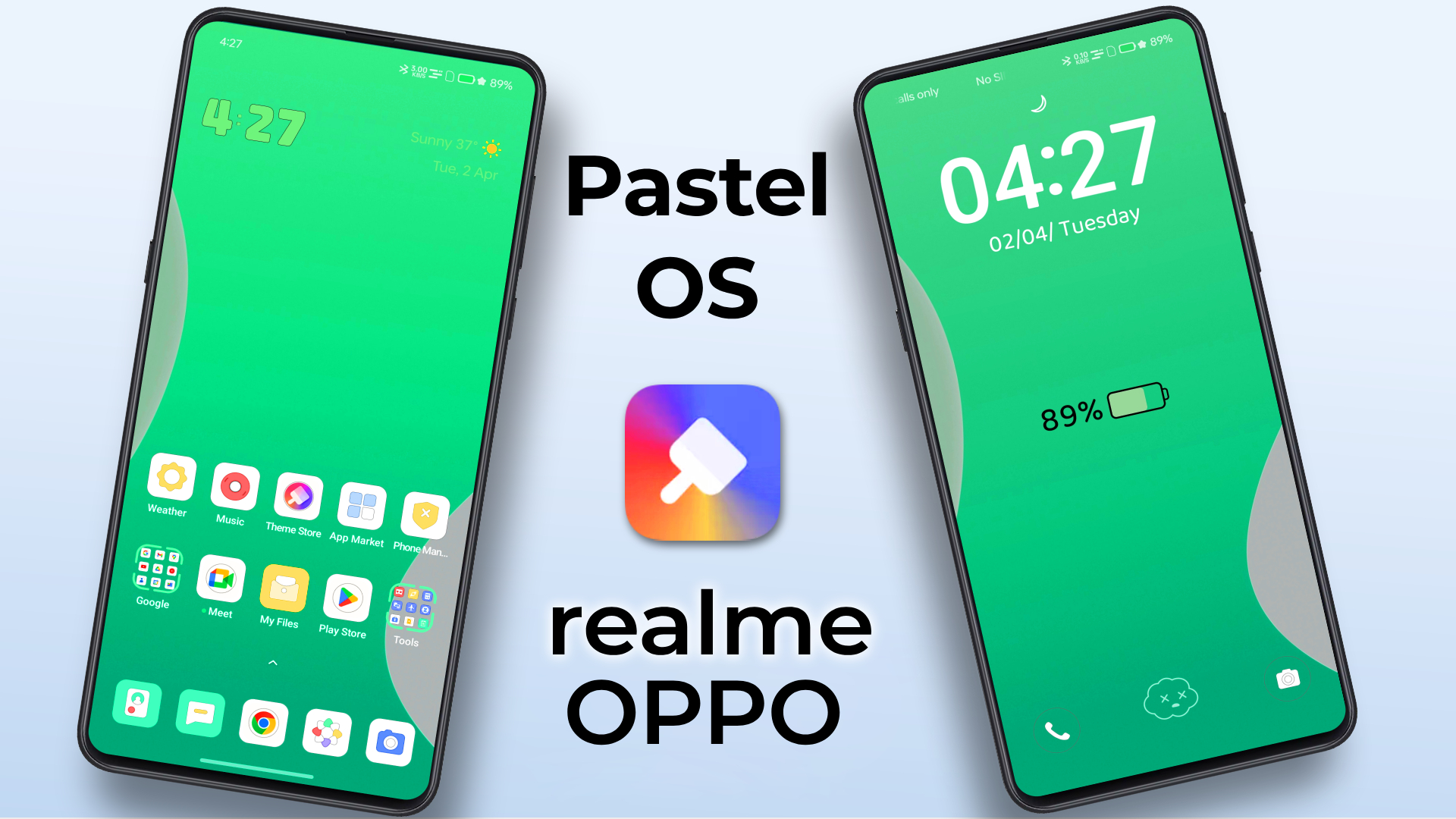 Pastel OS theme for realme
